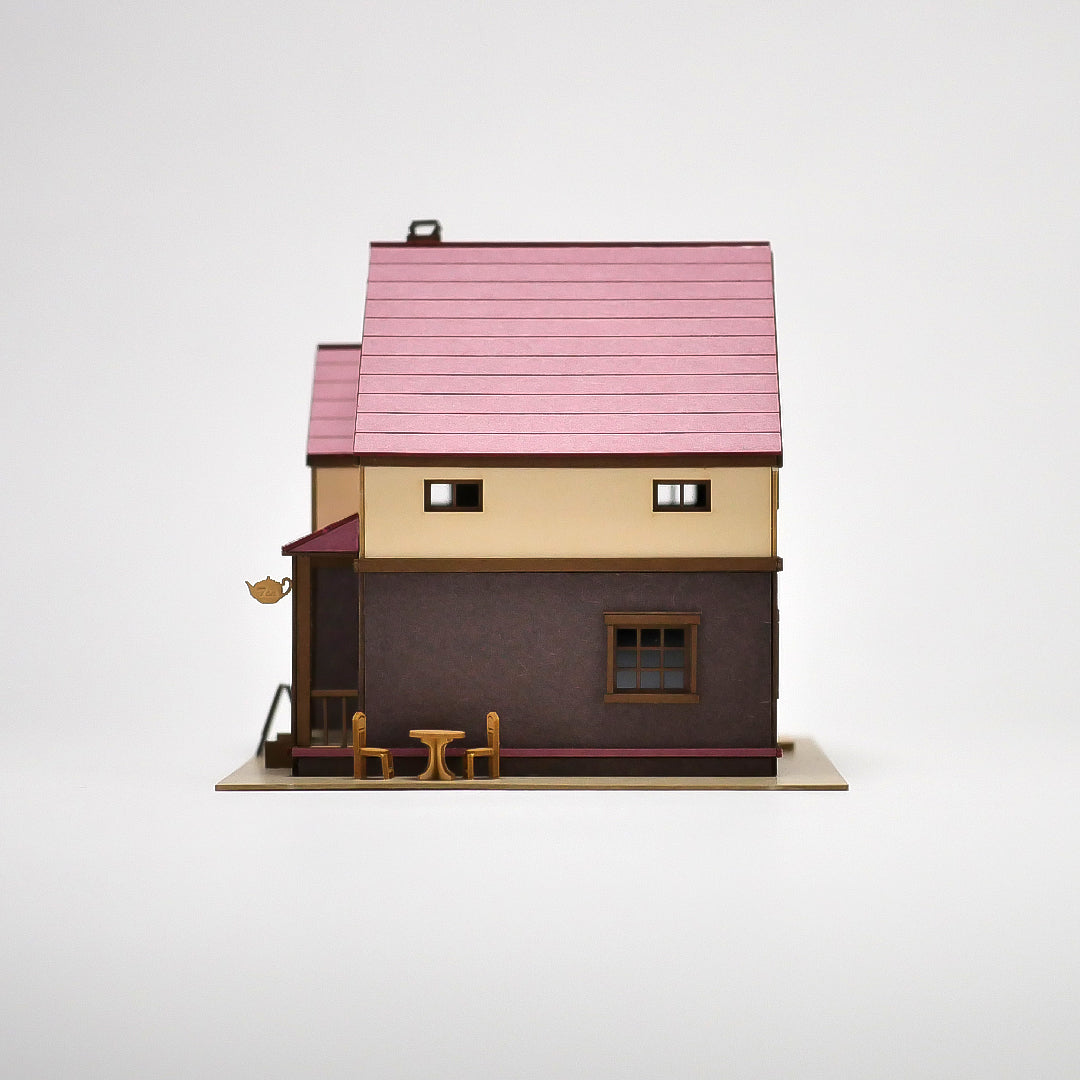 Tea House | PRODUCT- miniature paper kit - – Tokyo Diorama Factory