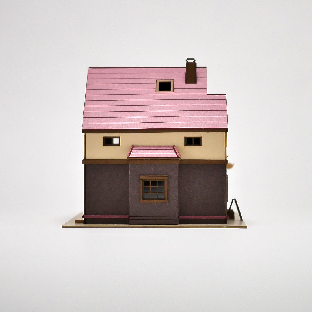 Tea House | PRODUCT- miniature paper kit - – Tokyo Diorama Factory
